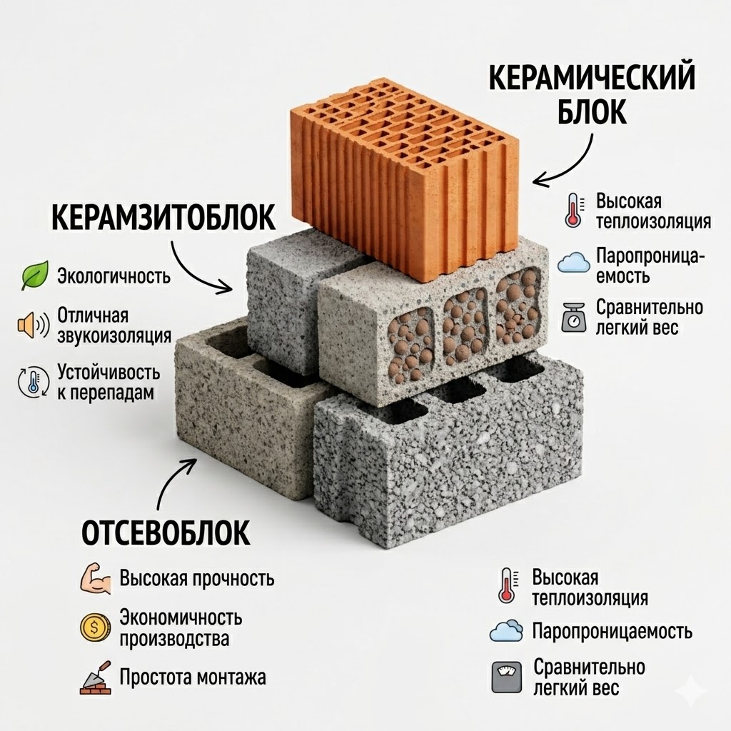 Стеновые блоки
