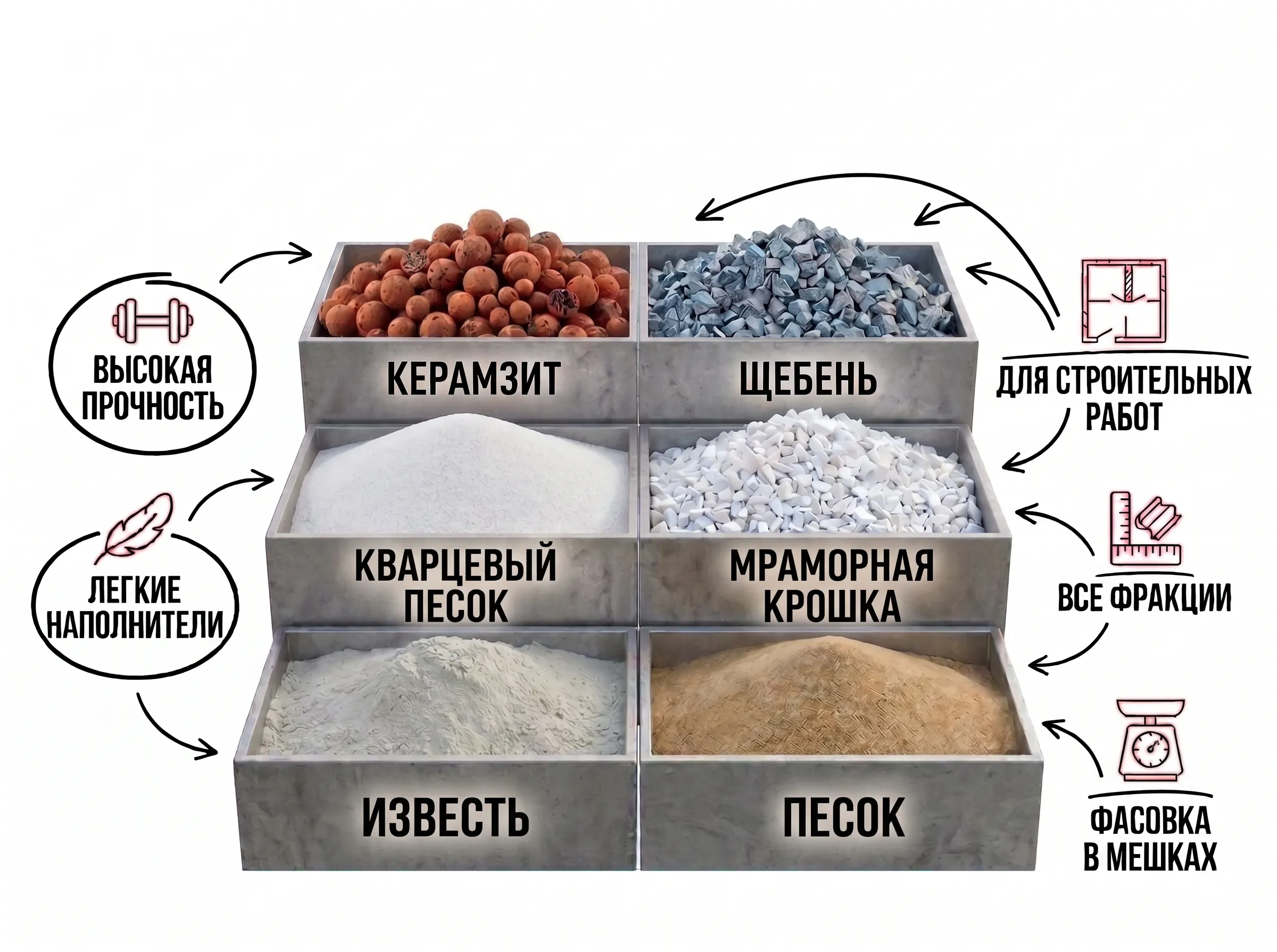 Сыпучие материалы 