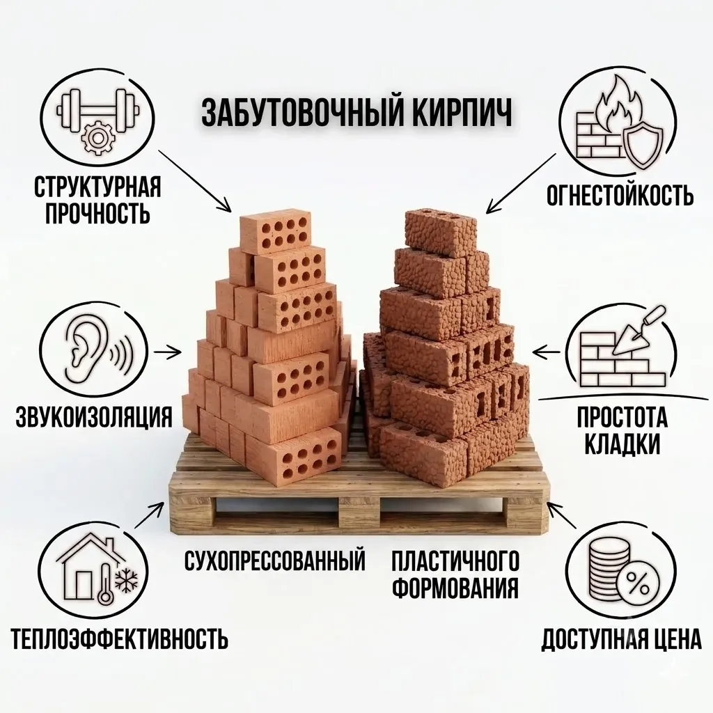 Забутовочный кирпич
