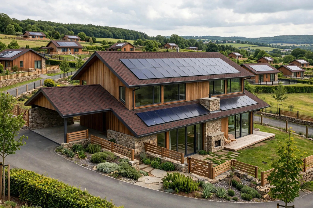 Roofshield, Premium (Премиум), Нарезка Стандарт, Гранатовый отлив