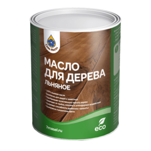 Масло для дерева. Льняное 0,9л