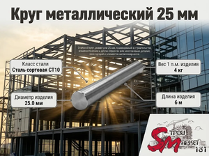 Круг 25 мм