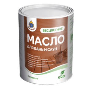Масло для бань и саун. Бесцветное 1л