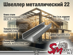 Швеллер 22