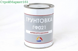 Грунт ГФ-021 "Ростов" красно-коричневая 1,9 кг. (ГОСТ 25129-83)