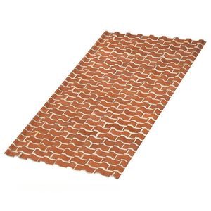 Профлист С-21x1000-A (ECOSTEEL-01-Кирпич-0,5) цвет КИРПИЧ