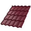Металлочерепица Монтекристо-SL NormanMP (ПЭ-01-3005-0.5) цвет RAL3005
