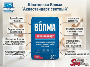 Шпатлевка Волма 