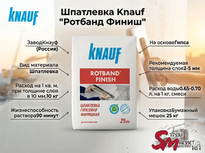 Шпатлевка Knauf 