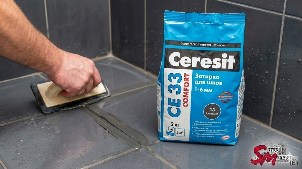 Затирка Ceresit CE33 №13 (Антрацит темно серая)