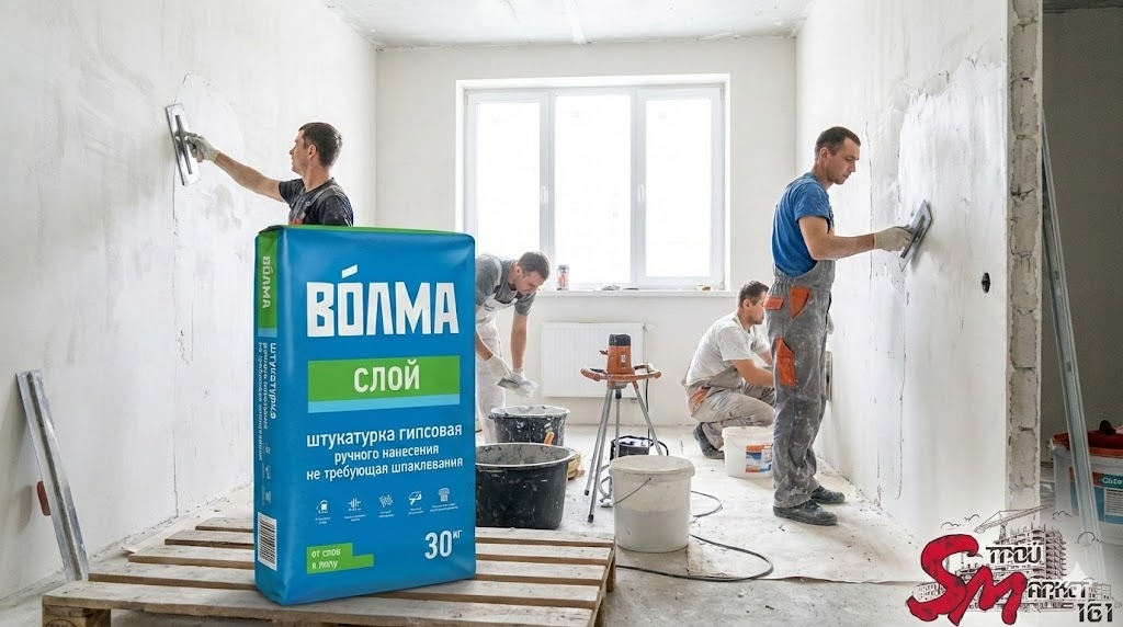Штукатурка Волма 