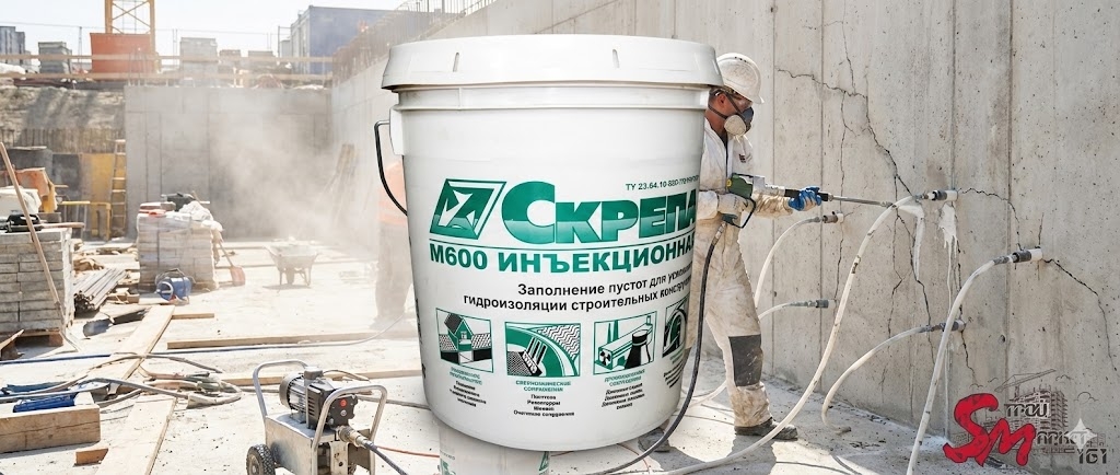 Скрепа М600 инъекционная