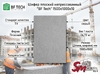 Шифер плоский непрессованный "BF Tech" 1500x1000x10 